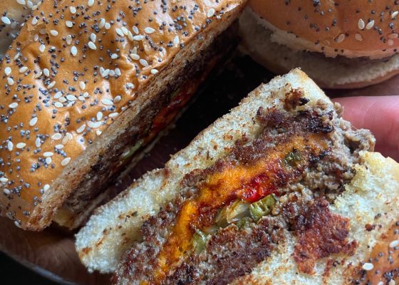 Stuffed hamburger